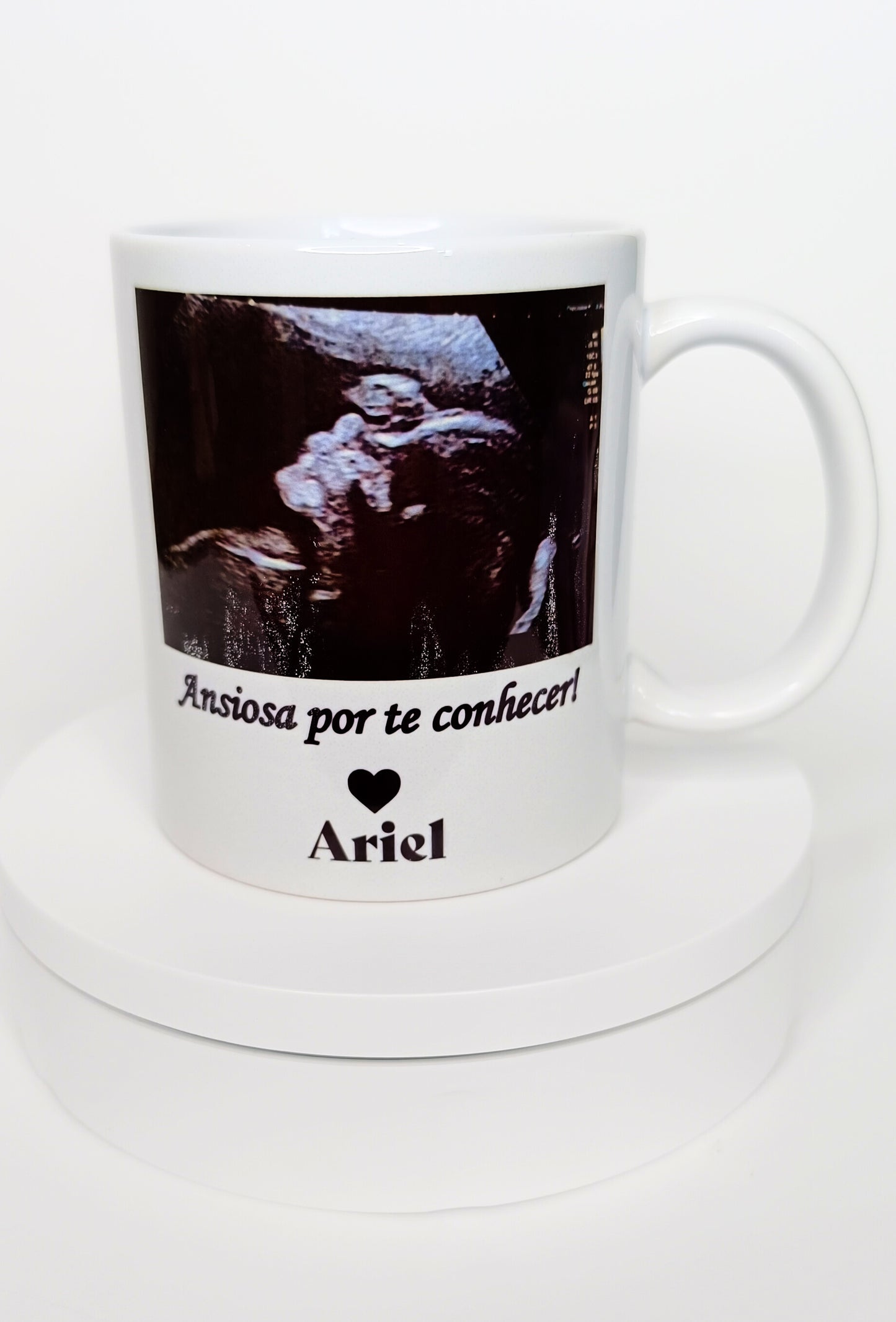 Taza Ultrasonido + Mensaje Personalizado