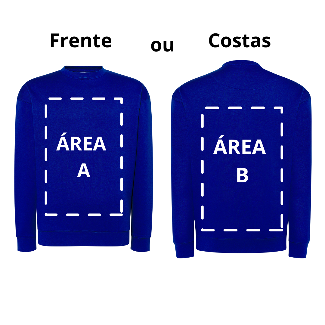 Sweatshirt Unissexo Personalizável