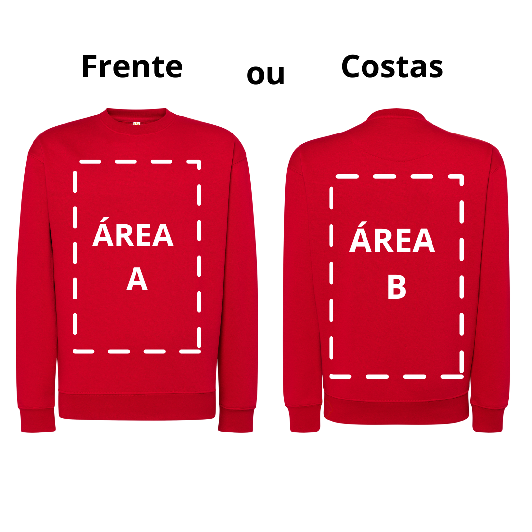 Sweatshirt Unissexo Personalizável