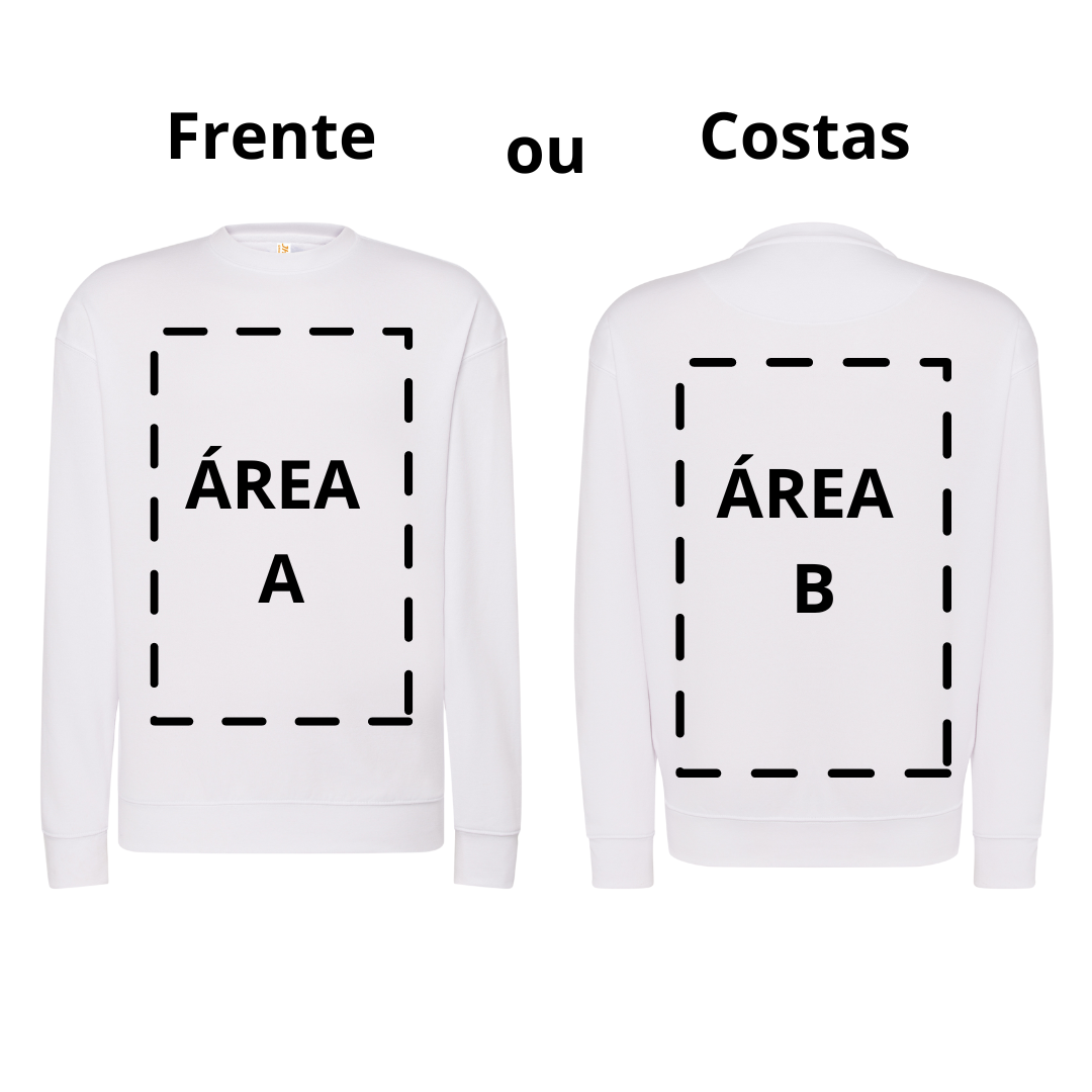 Sweatshirt Unissexo Personalizável